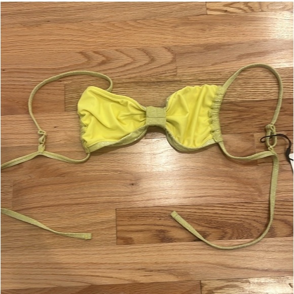 Montce swim suit top- size small bottom- bottom shimmer green - Picture 2 of 2